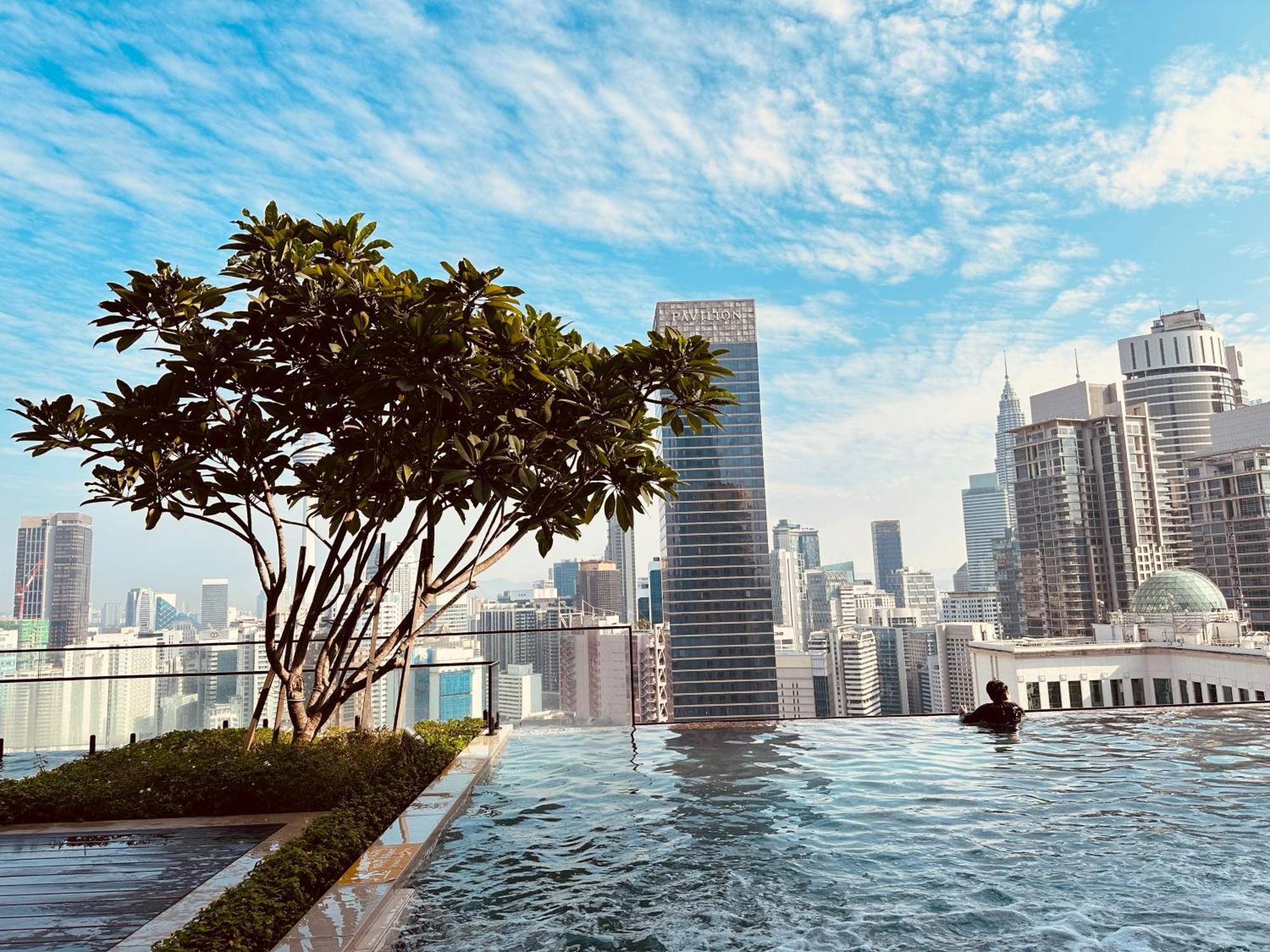 Appartement Axon Infinity Pool Kl à Kuala Lumpur Extérieur photo