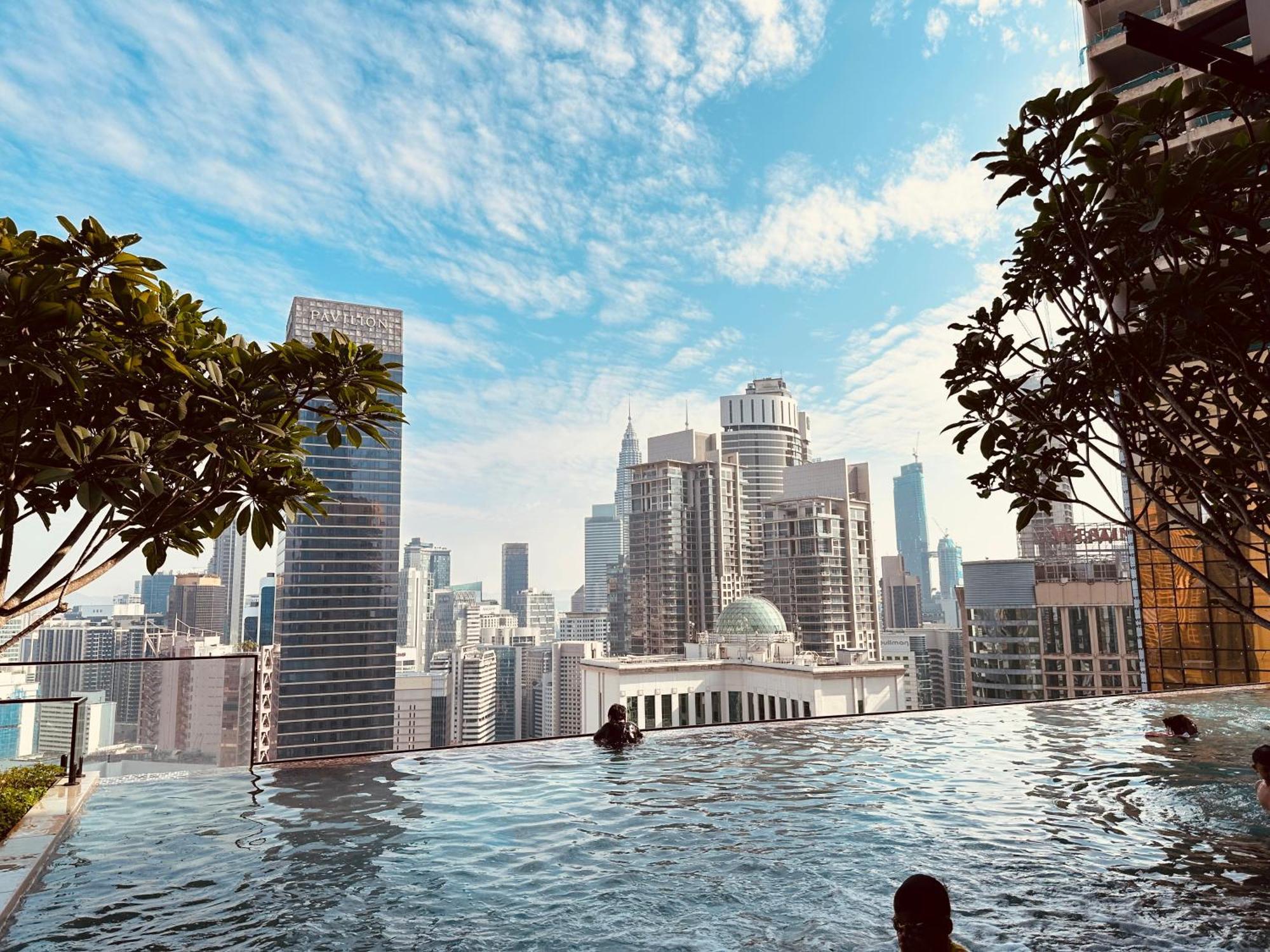 Appartement Axon Infinity Pool Kl à Kuala Lumpur Extérieur photo